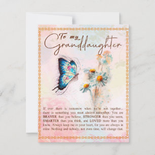 Zu meinem Grandtochter-Geschenk, Niedlicher Schmet Einladung