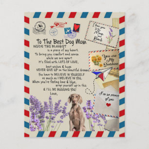 Zu meinem Hund Mama Geschenk, Mama Geburtstag Gesc Flyer