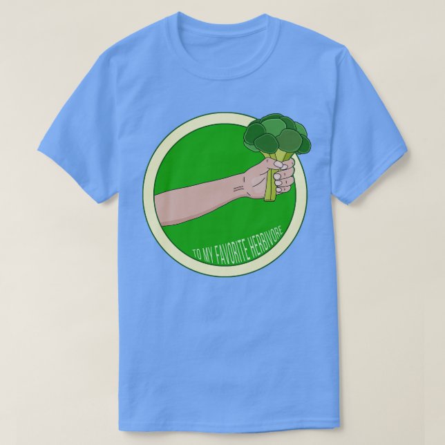 Zu meinem Lieblings-Herbivoren 1 T-Shirt (Design vorne)