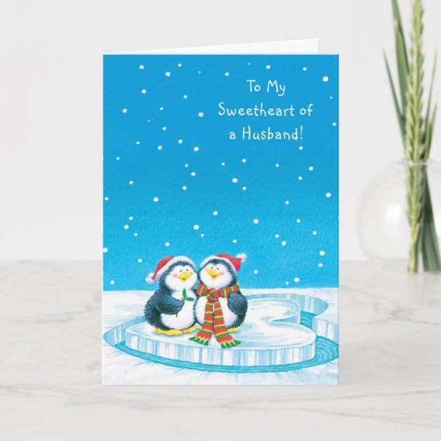 Zu meinem Liebsten eines Ehemanns Feiertagskarte (Vorderseite)