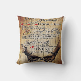 Zu meinem Mann Liebliches Geschenk für Ehemänner Kissen