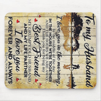 Zu meinem Mann | Perfektes Geschenk für Ehemann Mousepad