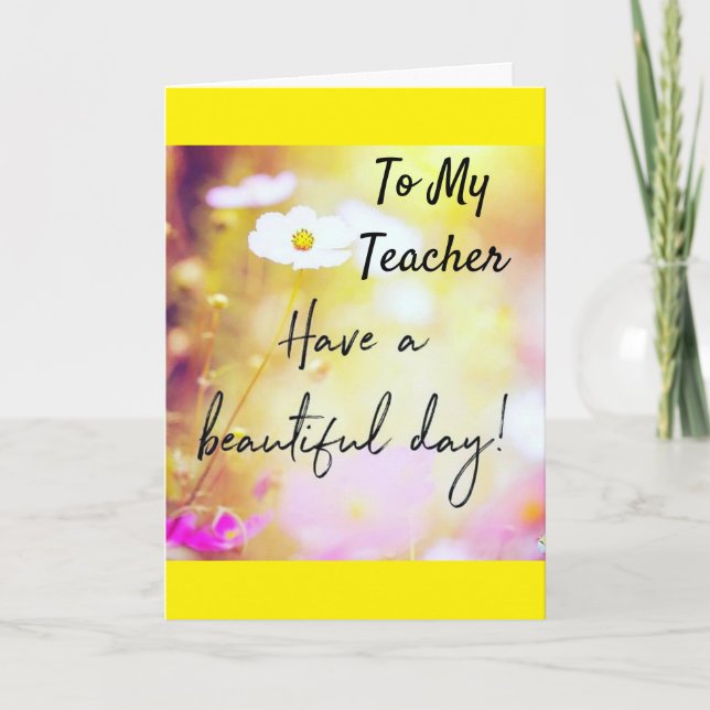 ZU MEINEM *SCHWESTER* AUF IHRER GEBURTSKARTE KARTE (Vorderseite)