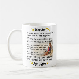 Zu meinem Sohn bist du tapfer, als du glaubst. Kaffeetasse