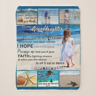 Zu meinem Strand und Meer, meinem Sonnenschein Sherpadecke
