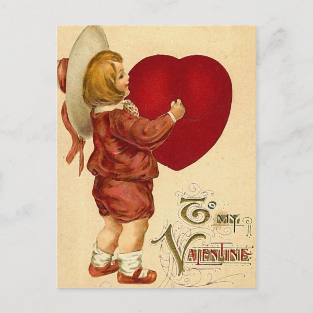 Zu meinem Valentine Feiertagspostkarte (Vorderseite)