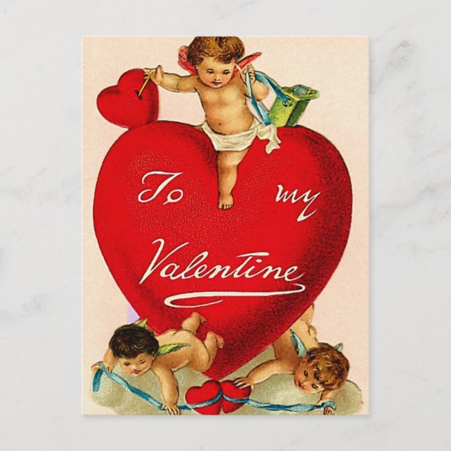 Zu meinem Valentine Feiertagspostkarte (Vorderseite)