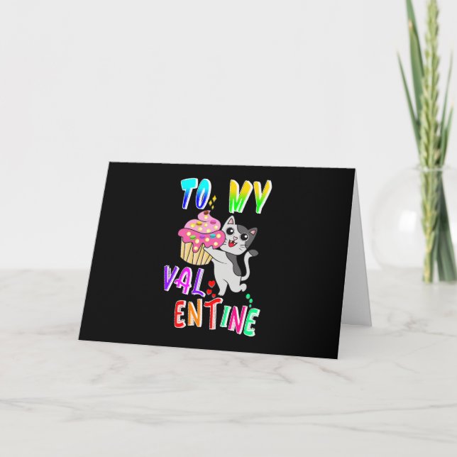 Zu meinem Valentinstag (Vorderseite)