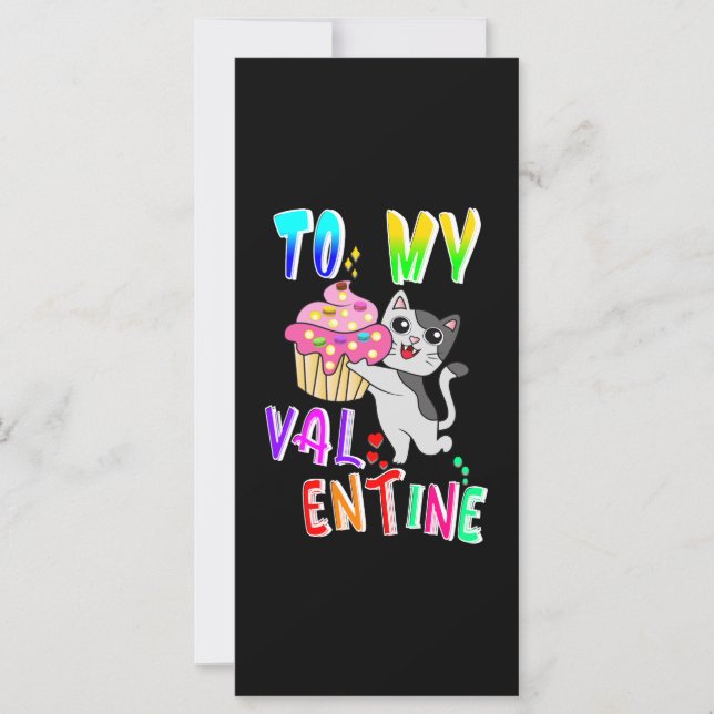 Zu meinem Valentinstag (Vorderseite)