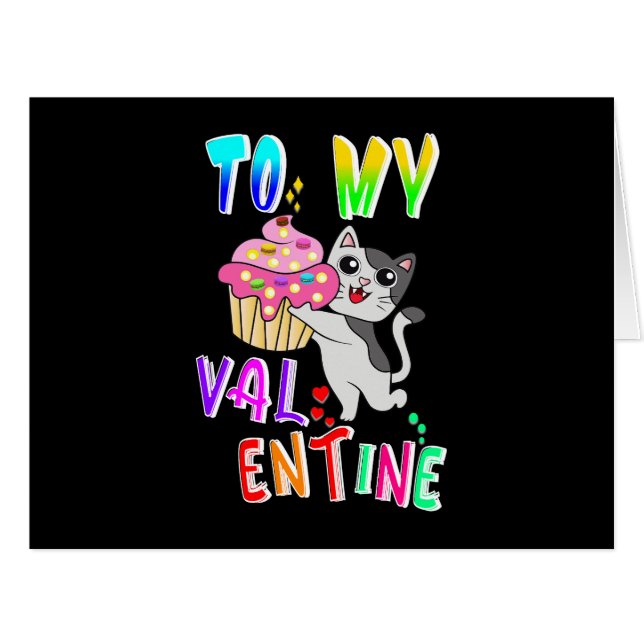 Zu meinem Valentinstag (Vorderseite (Horizontal))