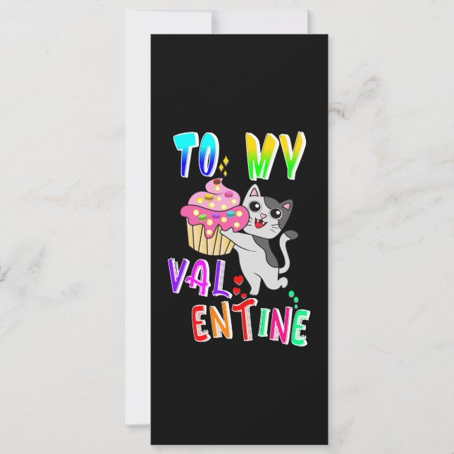 Zu meinem Valentinstag (Vorderseite)