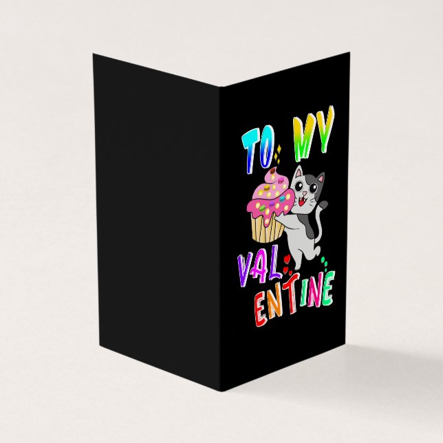 Zu meinem Valentinstag (Vorderseite)