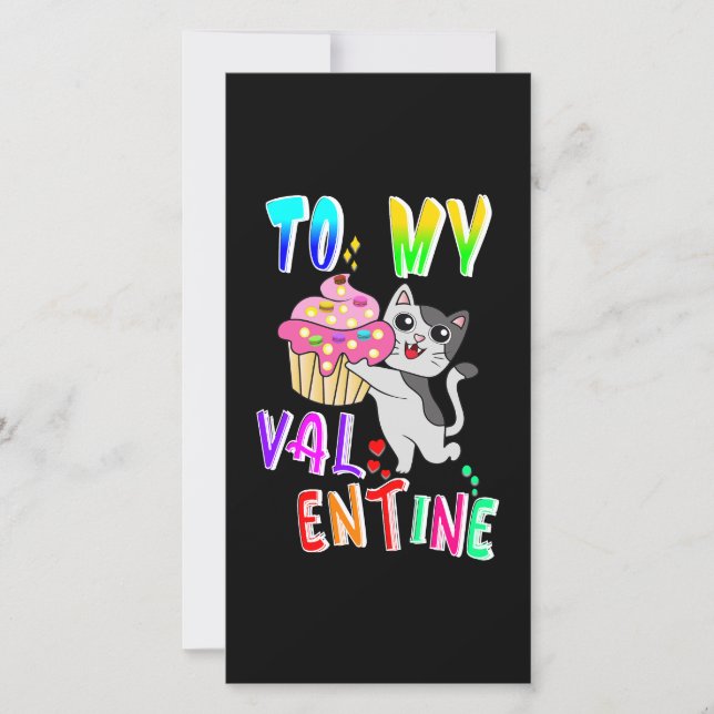 Zu meinem Valentinstag (Vorderseite)