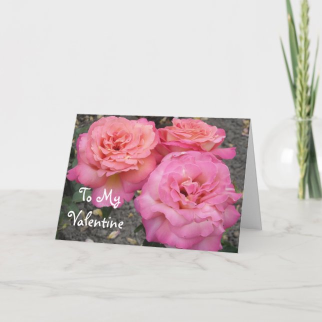 Zu meinem Valentinstag Feiertagskarte (Vorderseite)