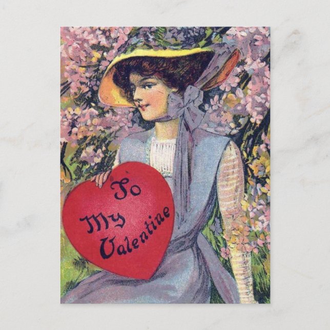 Zu meinem Valentinstag Feiertagspostkarte (Vorderseite)