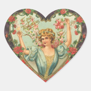 Zu meinen Valentinherz-Aufklebern Herz-Aufkleber