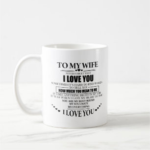 Zu meiner Ehefrau i Liebe du Shirt Kaffeetasse