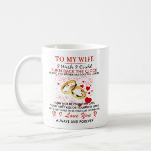 Zu meiner Ehefrau Liebe Geschenk von Husband Valen Kaffeetasse