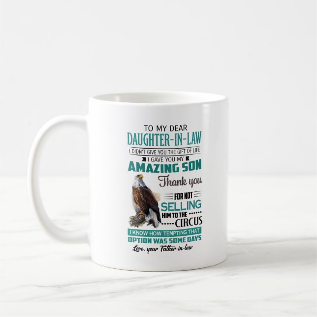 Zu meiner lieben Tochter im Jura Tasse Geschenk vo (Links)