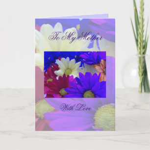Zu meiner Mutter mit Liebe Karte