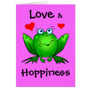 Zu meiner Prinzessin Love Hoppiness Frogs