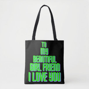 Zu meiner schönen Freundin Liebe Weihnachten Tasche