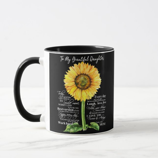 Zu meiner schönen Tochter Tasse (Links)