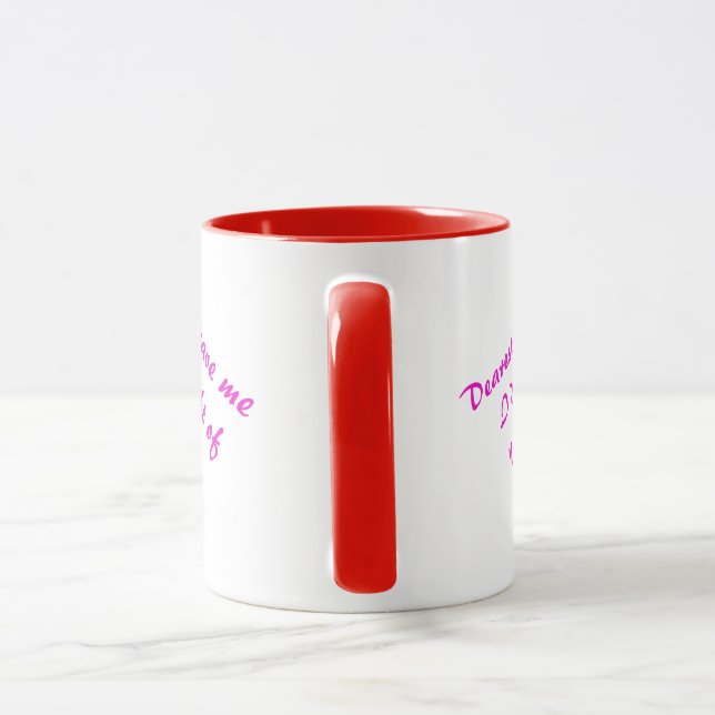 Zu meiner Tochter-Tasse von der Mama Tasse (Griff)