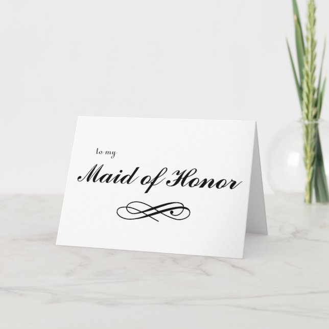 zu meiner Trauzeugin Dankeskarte (Vorderseite)