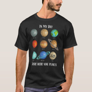 Zu meiner Zeit gab es 9 Planeten, Pluto Vergiss ni T-Shirt