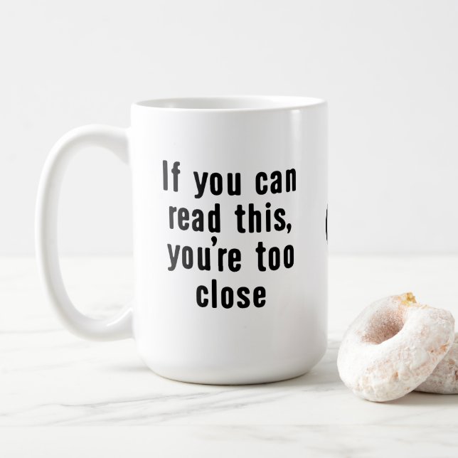 Zu Nah Tasse (Mit Donut)