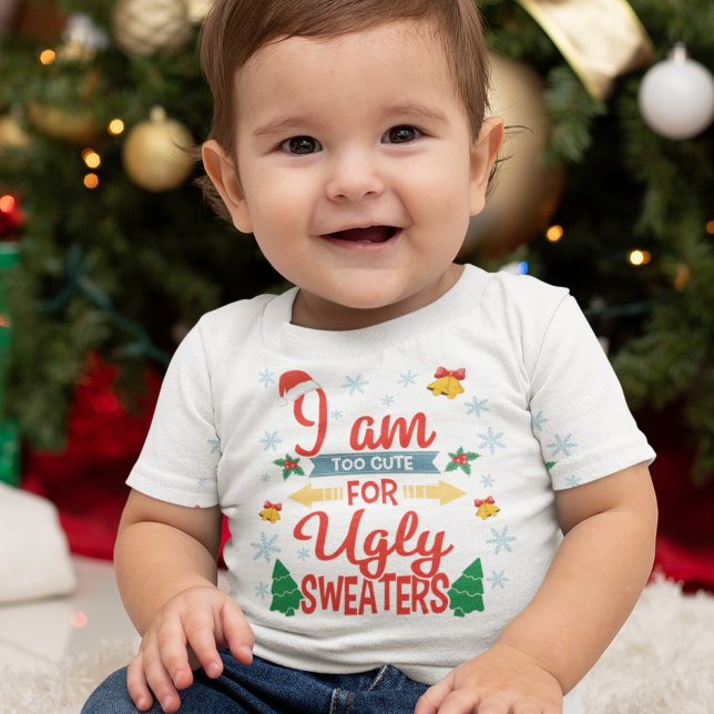 Zu niedlich für hässliche Pullover Weihnachts-Baby (Von Creator hochgeladen)
