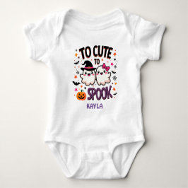 Zu Niedlich, Halloween-Geister zu sprechen Baby Strampler