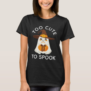 Zu Niedlich, Halloween Niedlicher Geist-Cartoon zu T-Shirt