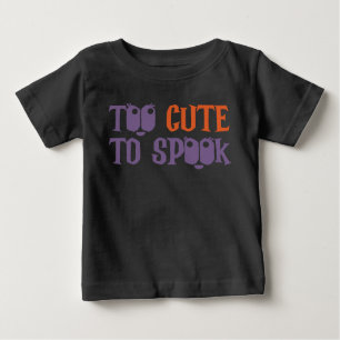 Zu Niedlich, Halloween zu sprechen Baby T-shirt