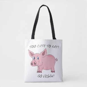Zu niedlich Schwein-Tasche essen Tasche
