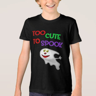 Zu Niedlich, um Adorable Ghost Halloween Design zu Tri-Blend Shirt