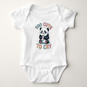 Zu Niedlich, um Baby Outfit zu weinen Adorable Pou Strampler