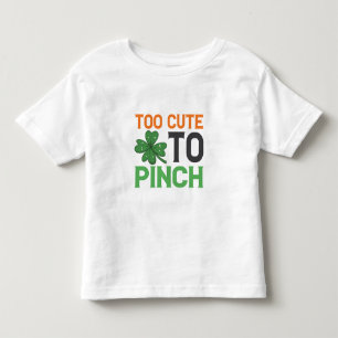 Zu Niedlich, um das Funny St Patrick's Day Geschen Kleinkind T-shirt