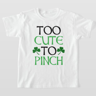 Zu Niedlich, um den St. Patrick's Day T - Shirt zu