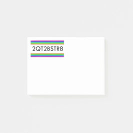 zu Niedlich, um gerade zu sein Post-it Klebezettel