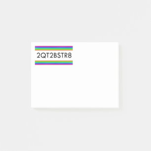 zu Niedlich, um gerade zu sein Post-it Klebezettel