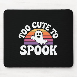 Zu Niedlich, um Ghost Funny Halloween Sprichwort 1 Mousepad
