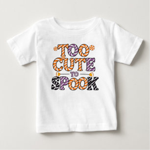 Zu Niedlich, um Halloween zu sprechen Baby T-shirt