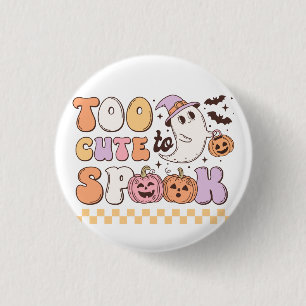 Zu Niedlich, um Halloween zu sprechen Button