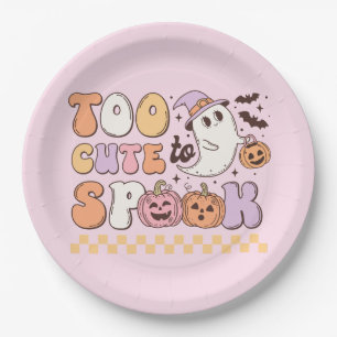 Zu Niedlich, um Halloween zu sprechen Pappteller
