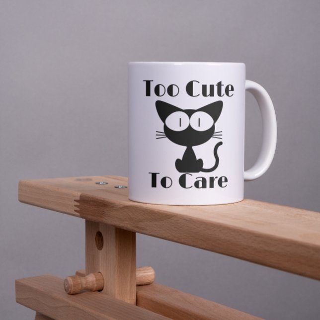 Zu Niedlich, um Katze zu pflegen Kaffeetasse (Von Creator hochgeladen)
