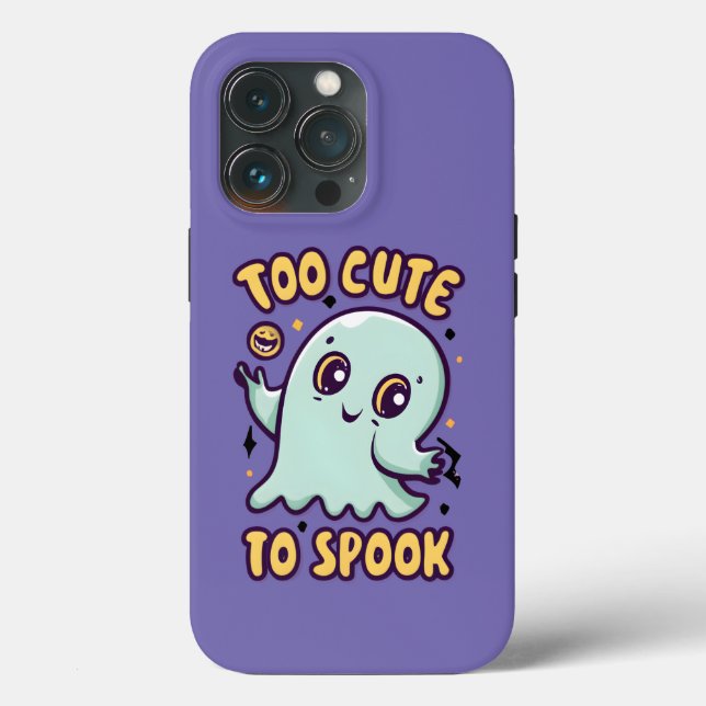 Zu Niedlich, um Niedliche Halloween-Geister zu spr Case-Mate iPhone Hülle (Rückseite)