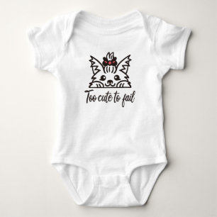 Zu niedlich, um versagen baby strampler