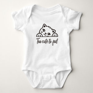 Zu niedlich, um versagen baby strampler